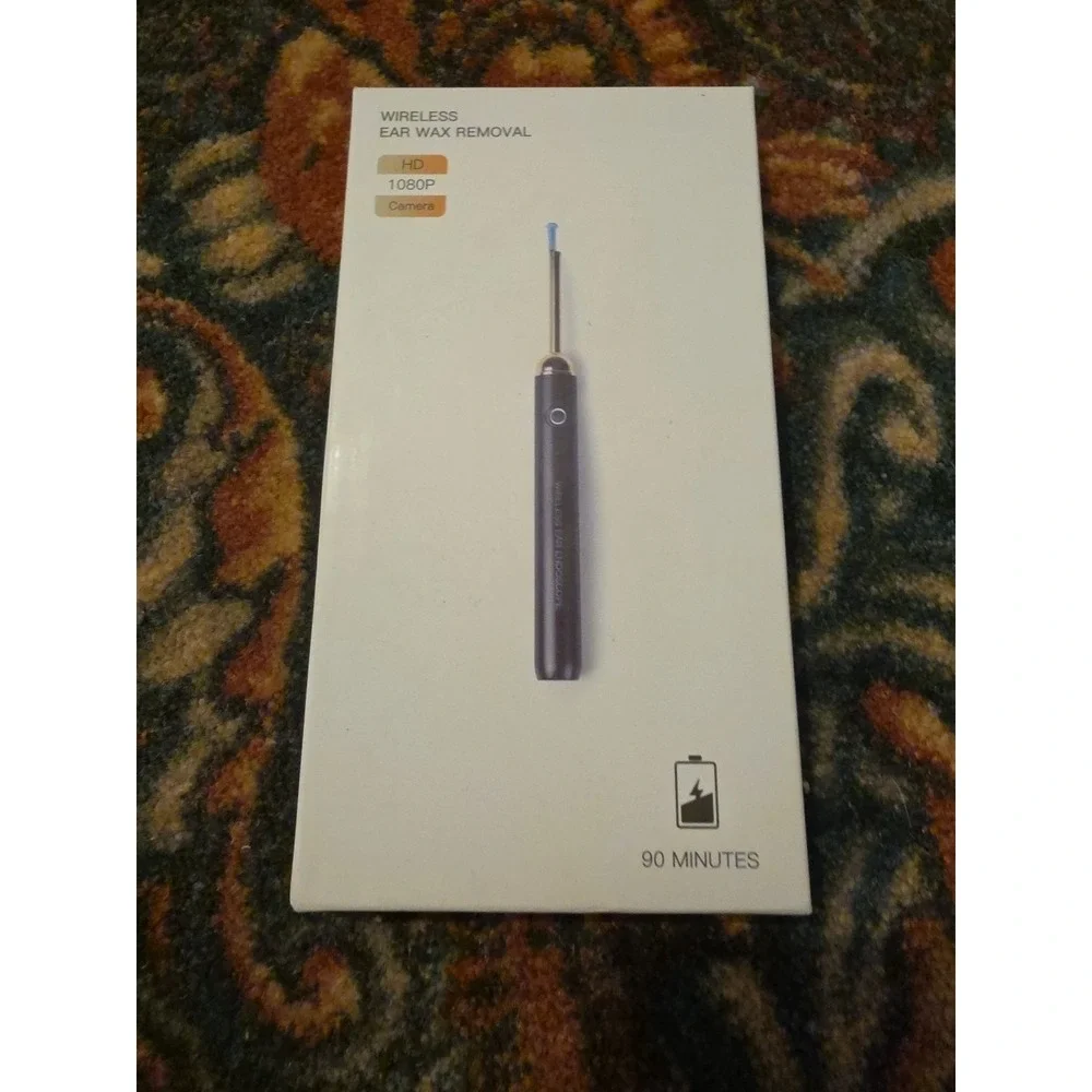 HD 1080P Ear Wax Cleaner Removal Camera Kit, with 6 LED Lights for iOS&Android